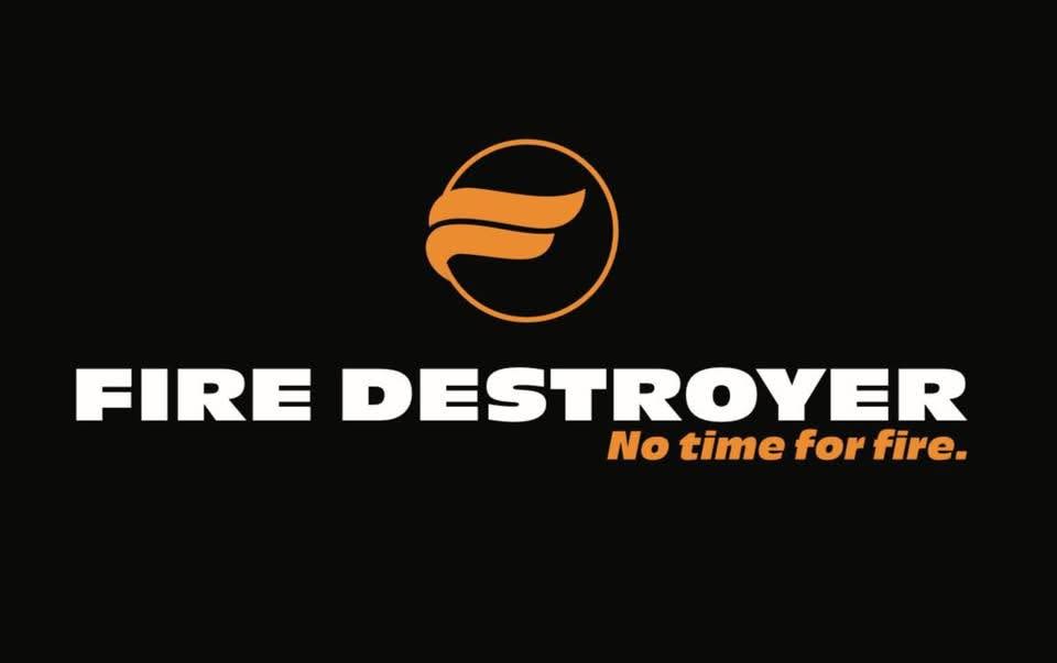 Fire Destroyer in action